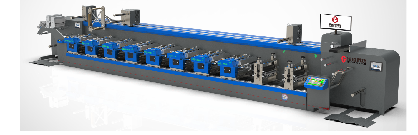 HCHF450 H1 Series heavy-duty full-rotary and intermittent flexo press